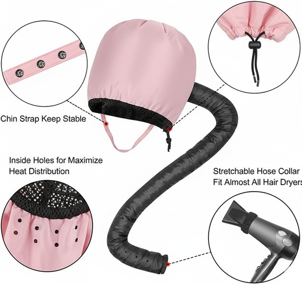 Hair Dryer Bonnet Hood